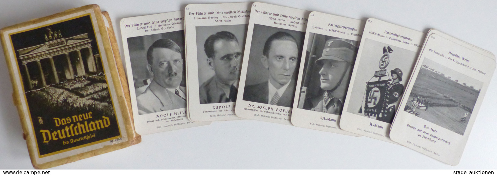 Propaganda WK II Das Neue Deutschland Ein Quartettspiel Mit 48 Karten Und Original-Schachtel II - War 1939-45
