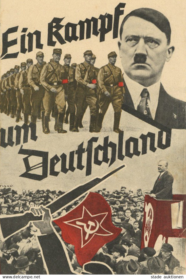 Propaganda WK II Heft Ein Kampf Um Deutschland 1933 Vom Gesamtverband Deutscher Antikommunistischer Vereinigungen Berlin - War 1939-45