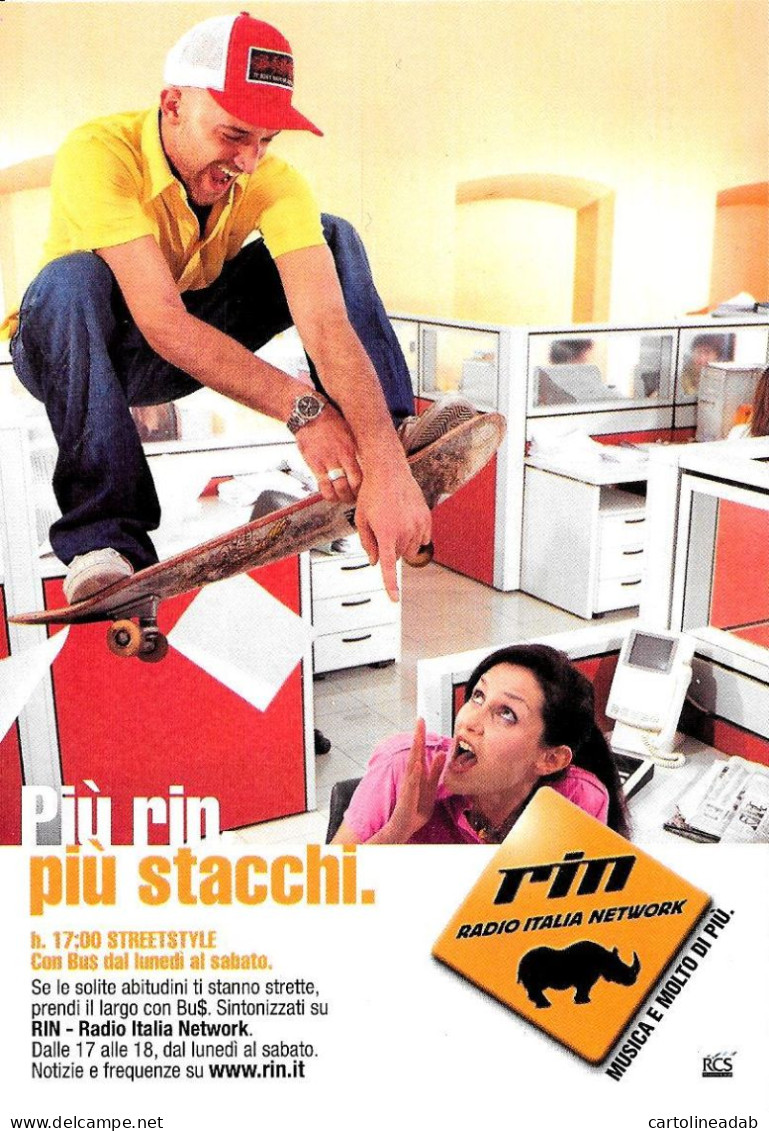 [MD9510] CPM - RIN RADIO ITALIA NETWORK - PROMOCARD 4955 - PERFETTA - Non Viaggiata - Publicidad