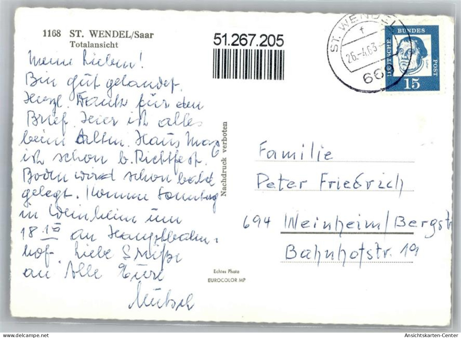 51267205 - St. Wendel , Saar - Other & Unclassified