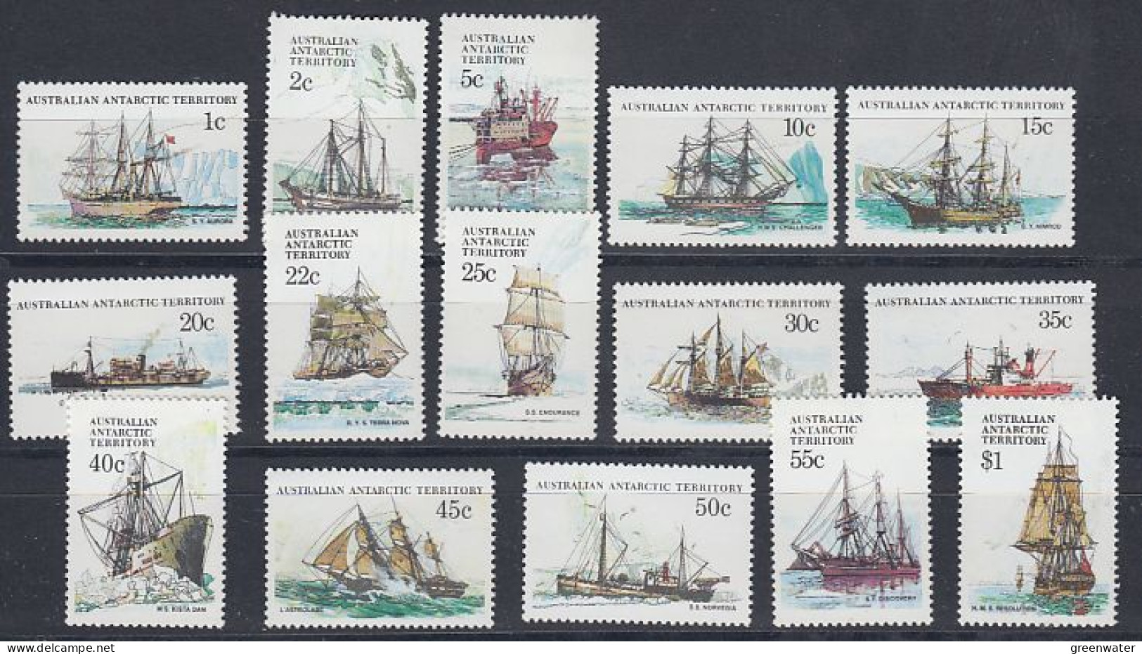 AAT 1979 Definitives / Ships 15v (15c Value Only S.Y. Nimrod) ** Mnh (59651) - Neufs