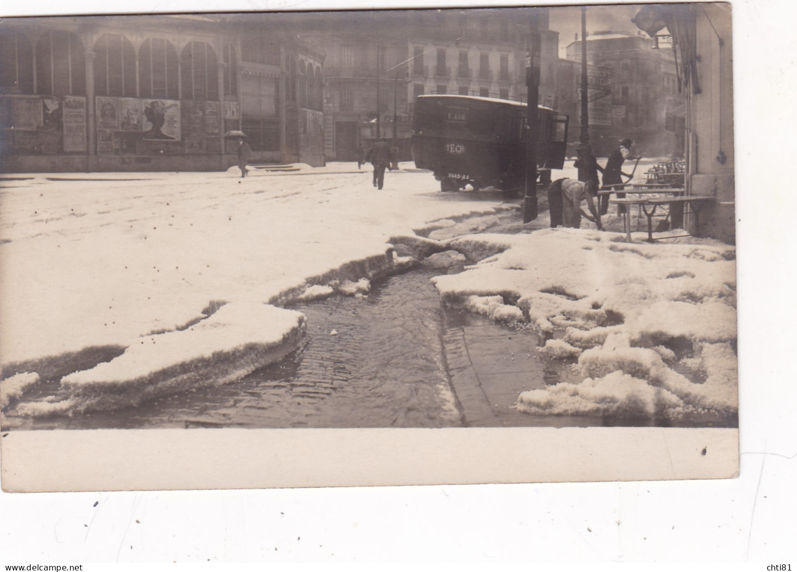 DEP34......CARTE PHOTO ORAGE GRELE - Montpellier