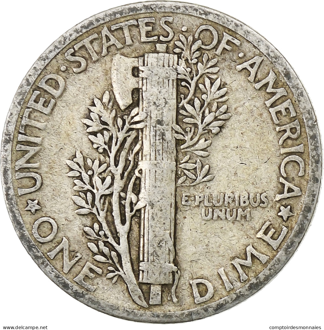 États-Unis, Dime, Mercury Dime, 1936, U.S. Mint, Argent, TB+, KM:140 - 1916-1945: Mercury