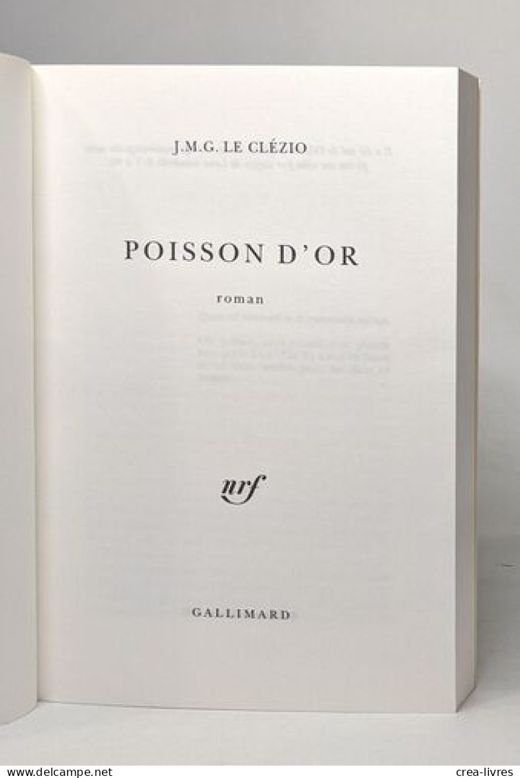 Poisson D'or - Autres & Non Classés