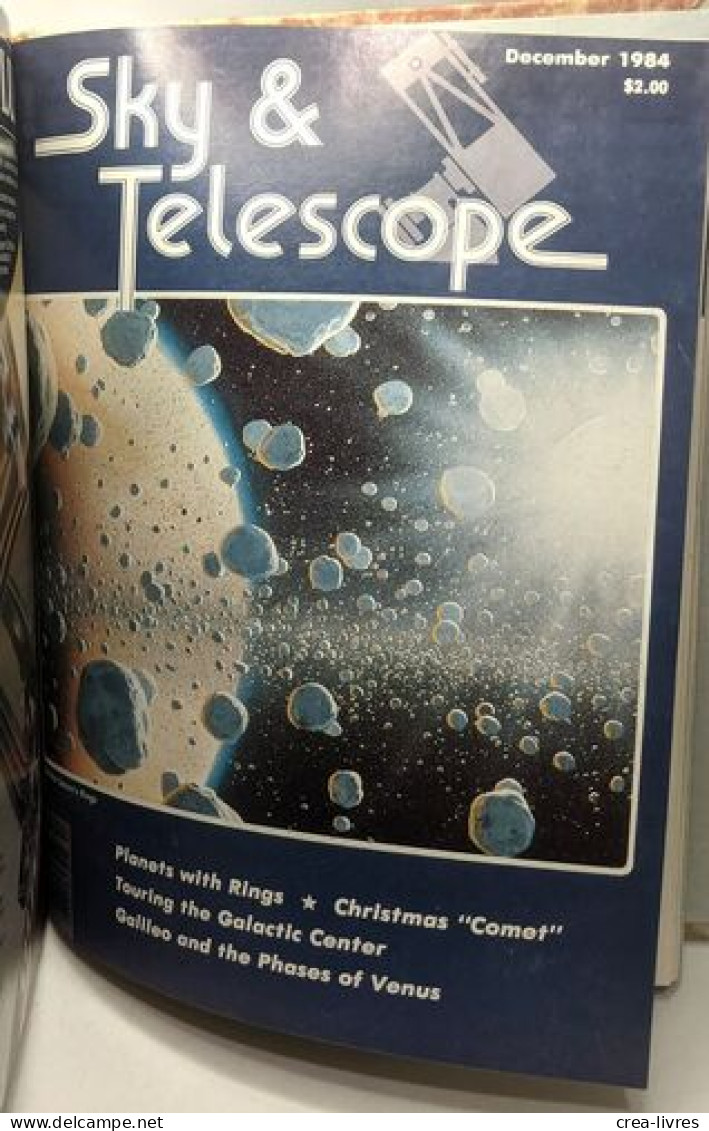 Sky And Telescope --- 1984 --- Full Year In One Volume / Année Complète 12 Numéros En Un Volume - Sciences