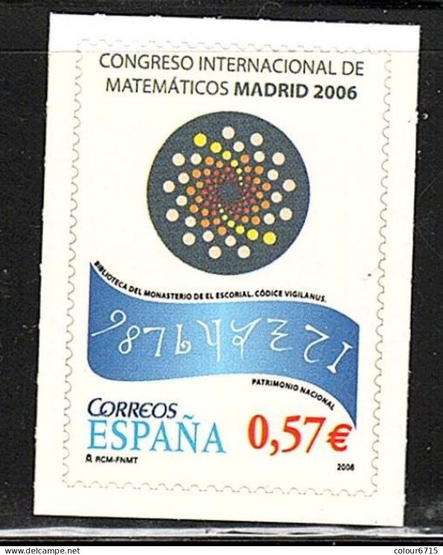 Spain 2006 International Mathematical Congress Stamp 1v MNH - Nuovi