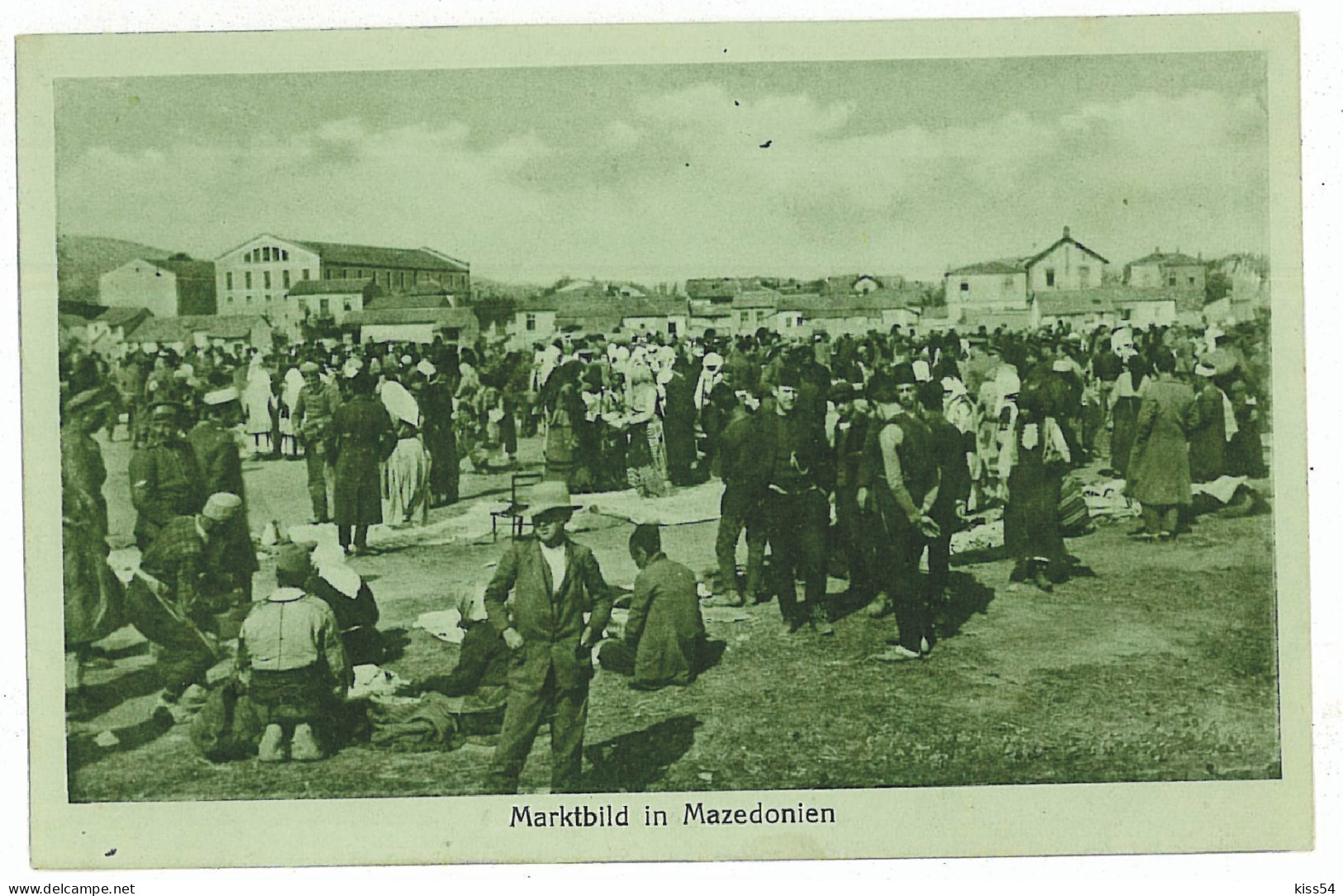 MAC 4 - 5895 Macedonia, MARKET - Old Postcard - Unused - Macedonia Del Nord