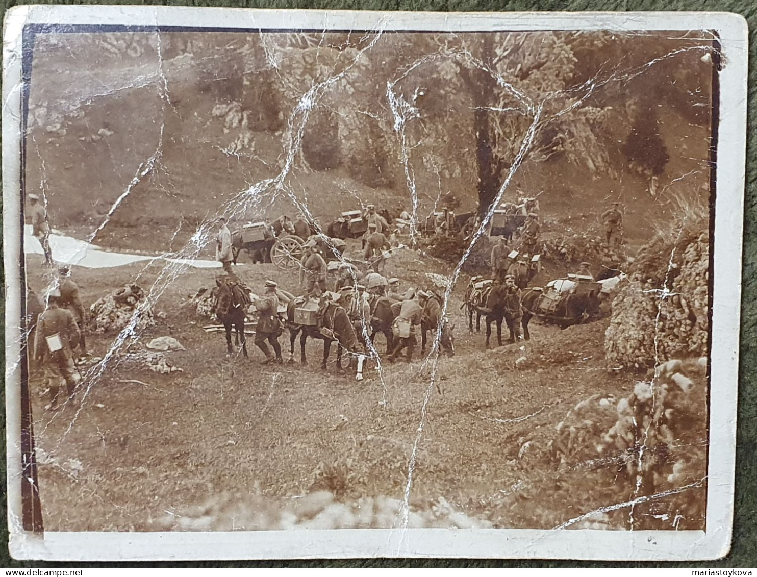 Erster Weltkrieg. Soldaten Mit Pferde. - Guerra, Militari