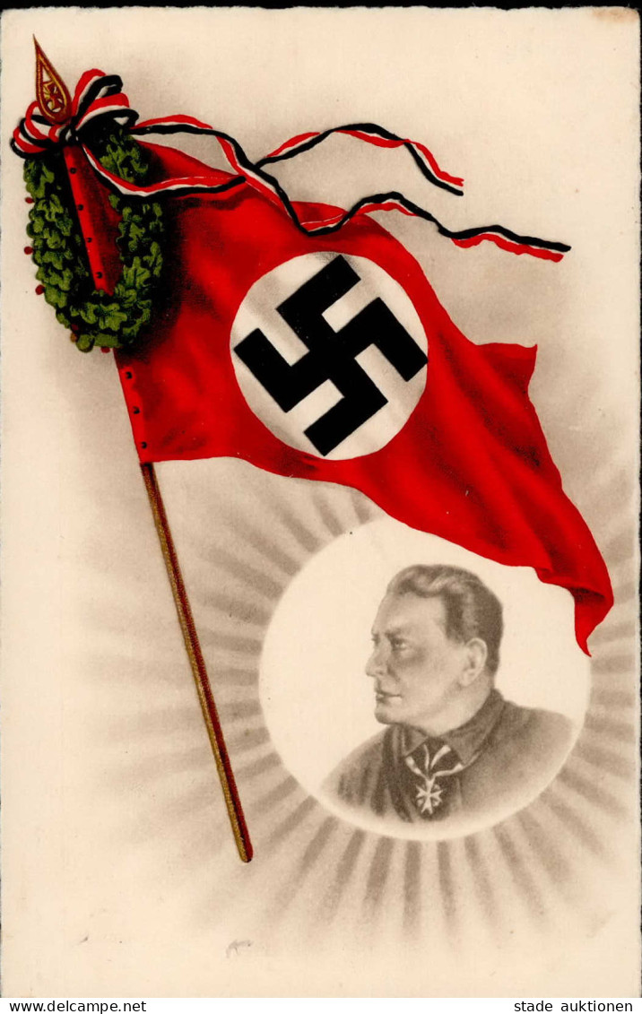 GOERING WK II - Seltene Flaggen-Propagandakarte S-o I - Guerre 1939-45