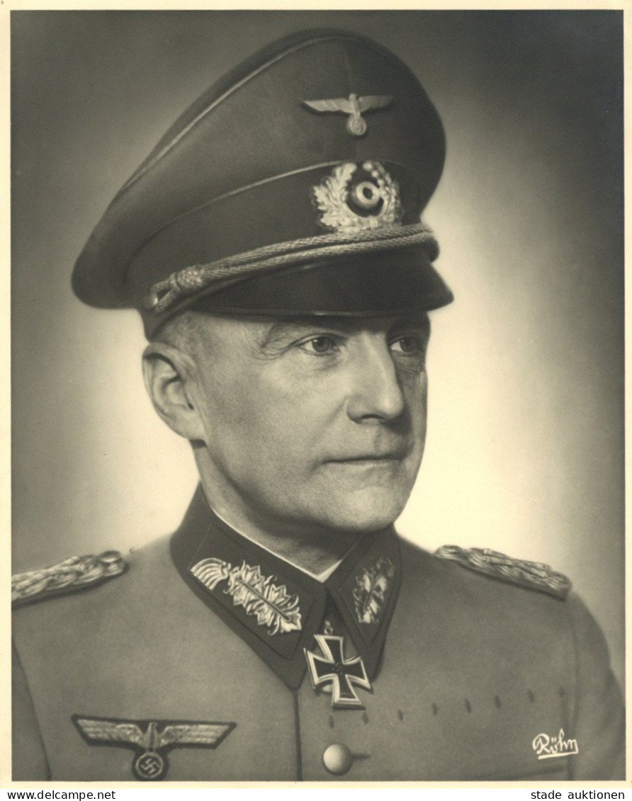 WK II Von BRAUCHITSCH, Walter Röhm Foto Ca. 24x30 Cm - War 1939-45