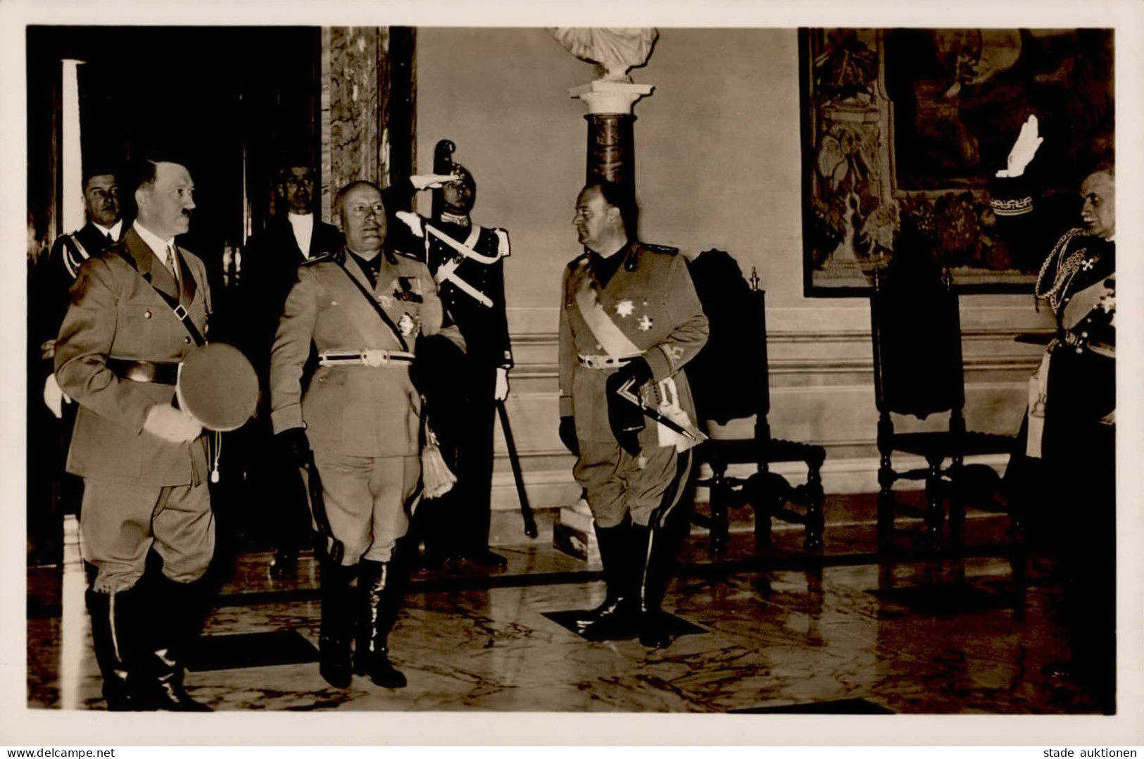 Mussolini Mit Hitler Im Quirinal PH Jt 11 I-II - War 1939-45