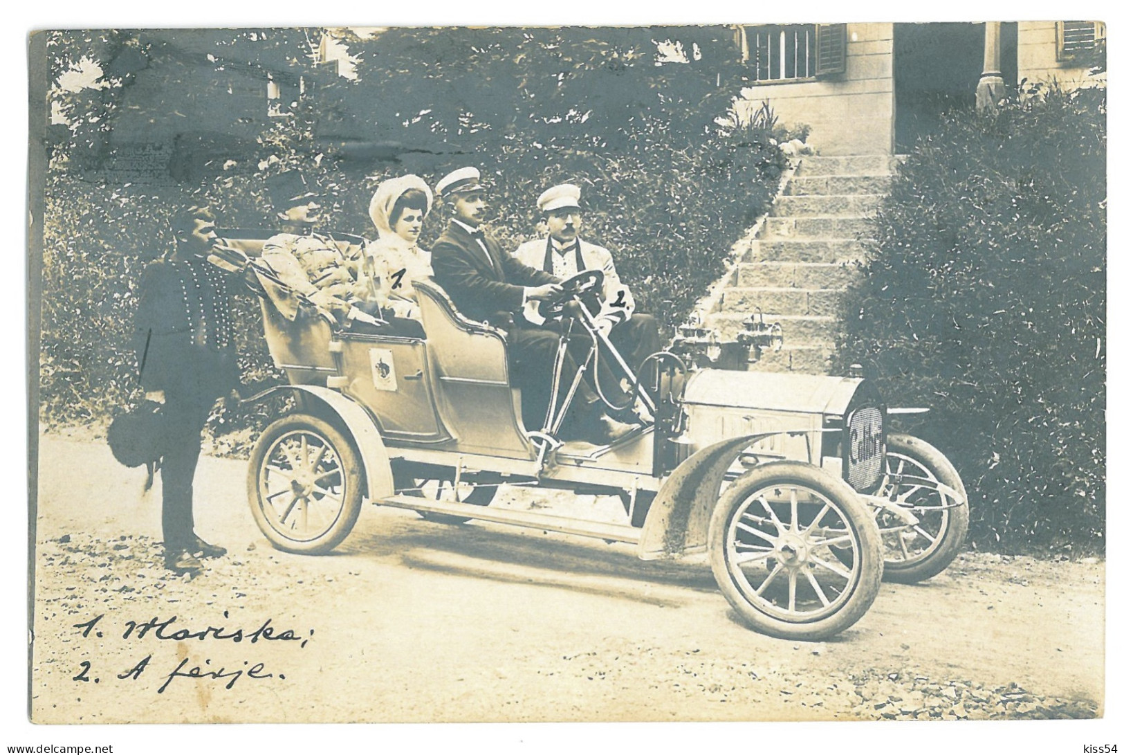 RO 84 - 16636 BRASOV, Old Car, Romania - Old Postcard, Real PHOTO - Used - 1909 - Romania