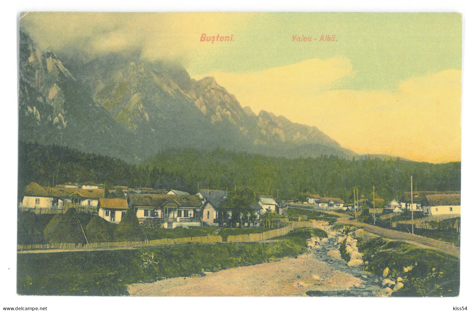 RO 84 - 18827 BUSTENI, Prahova, Valea Alba, Romania - Old Postcard - Unused - Rumänien