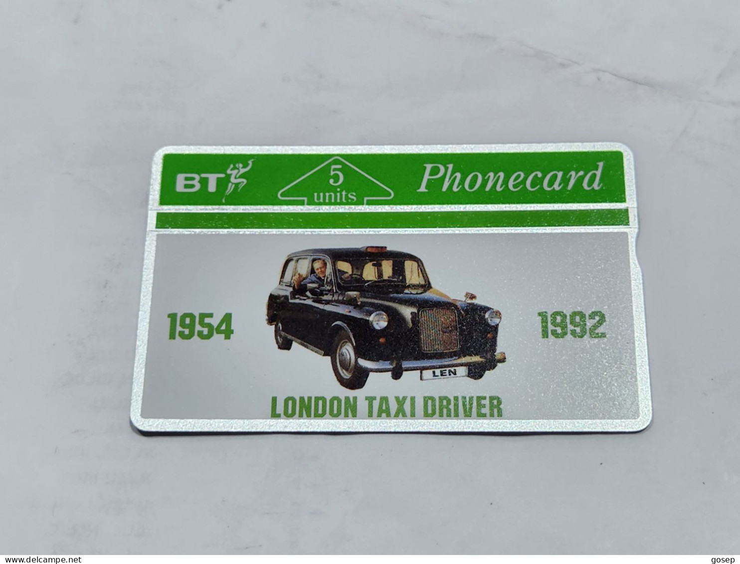 United Kingdom-(BTG-044)-London Taxi Driver-(63)(5units)(243C76139)(tirage-500)(price Cataloge-10.00£mint) - BT Emissions Générales