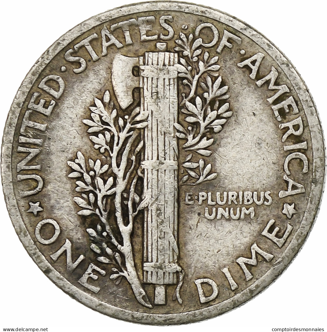 États-Unis, Dime, Mercury Dime, 1942, U.S. Mint, Argent, TB+, KM:140 - 1916-1945: Mercury (Mercurio)