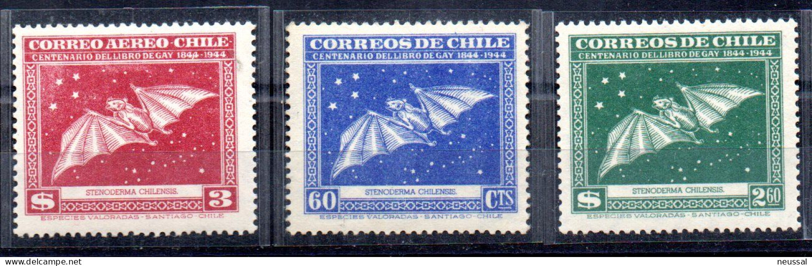 Sellos  De Chile - Bats