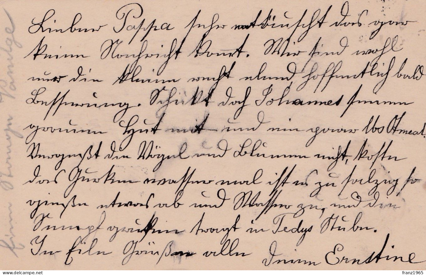 Post Card  - 1889 - Brieven En Documenten