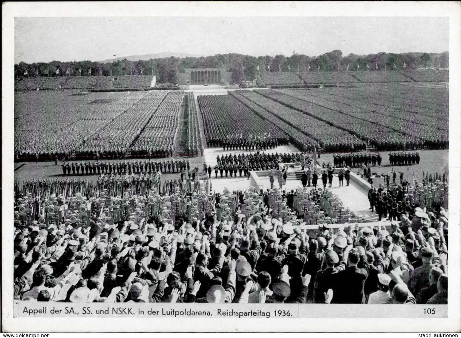 REICHSPARTEITAG NÜRNBERG 1936 WK II - Intra 105 Appell D. SA SS Und NSKK I - Weltkrieg 1939-45