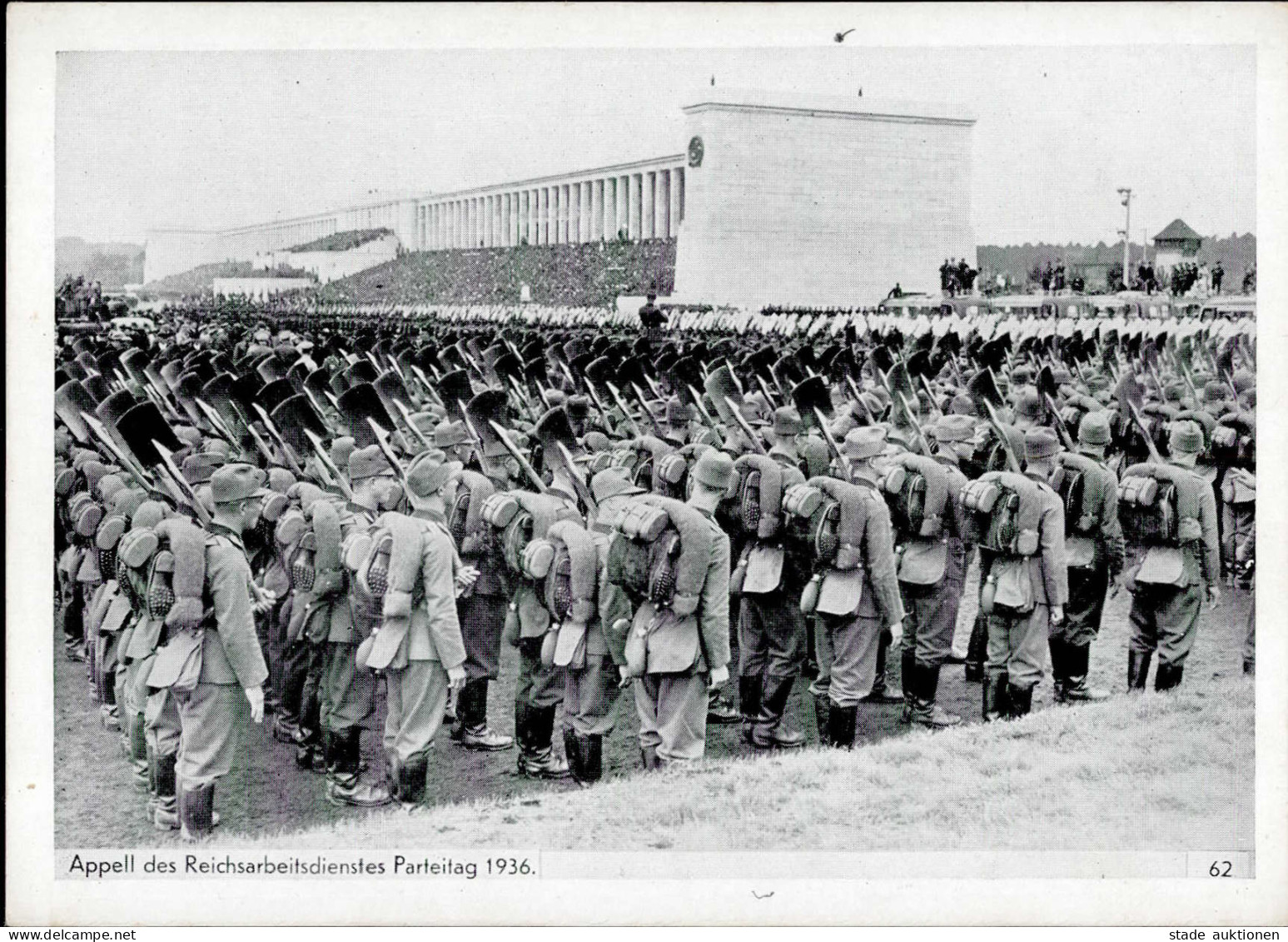 REICHSPARTEITAG NÜRNBERG WK II - Intra 62 Appell Des RAD I - War 1939-45