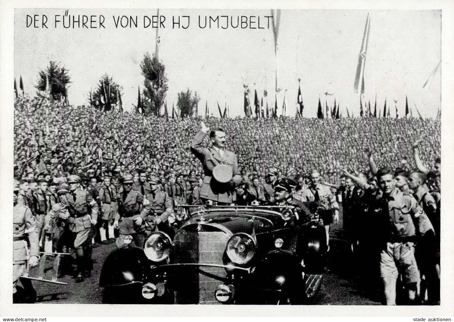 REICHSPARTEITAG NÜRNBERG WK II - Intra Der Führer Von Der HJ Umjubelt I - War 1939-45
