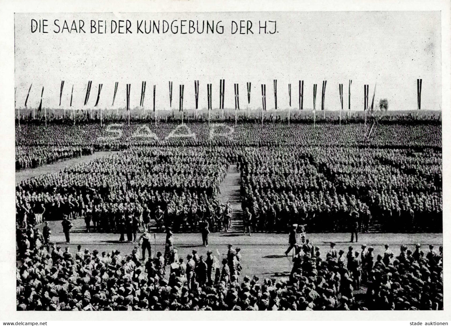 REICHSPARTEITAG NÜRNBERG WK II - Intra Die SAAR Bei Der Kundgebung Der HJ I - War 1939-45