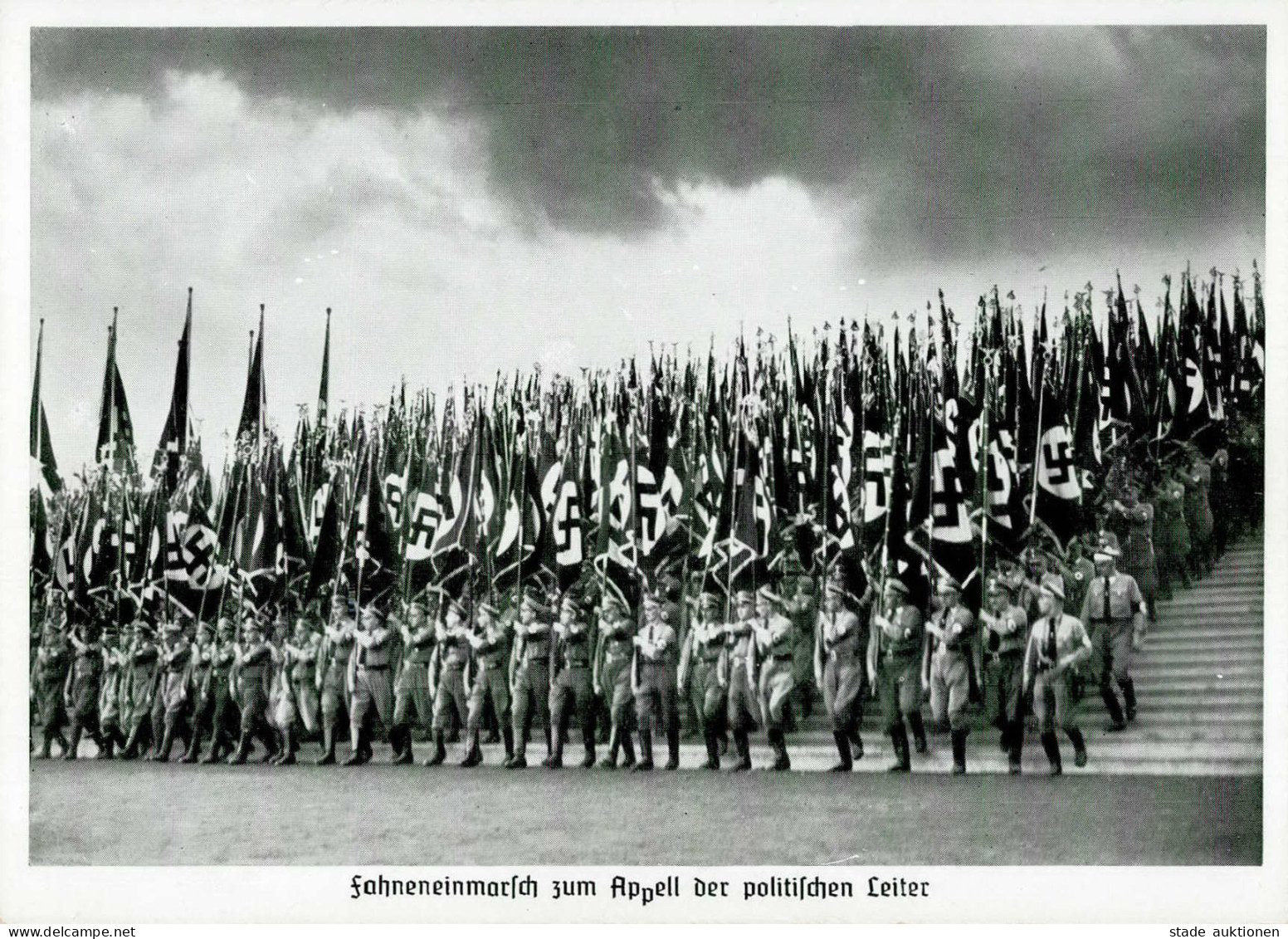 REICHSPARTEITAG NÜRNBERG WK II - PH Fahneneinmarsch Zum Appell Der Politischen Leiter I - Weltkrieg 1939-45