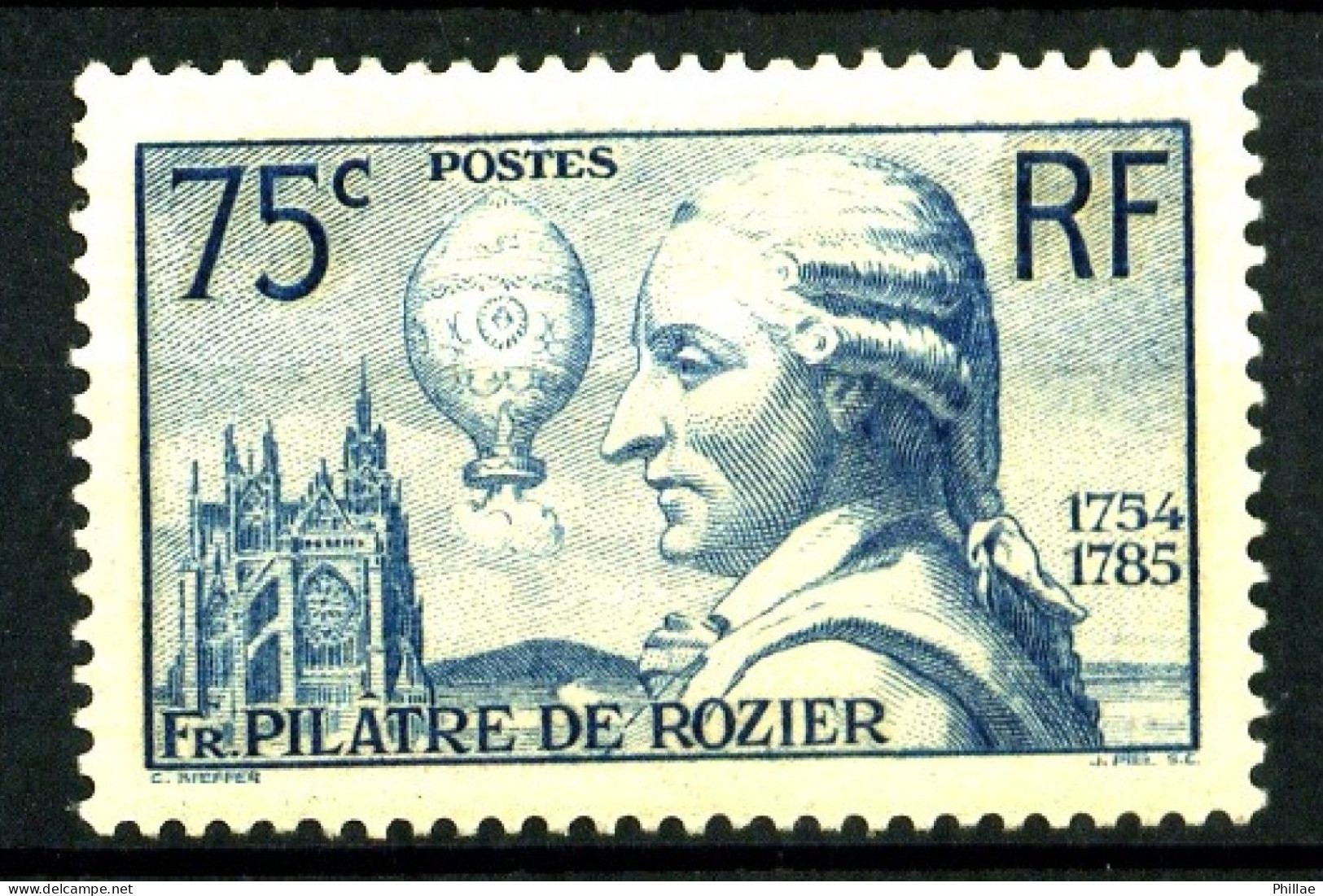 313 - 75c  Pilatre De Rozier - Neuf N** - TB - Nuevos