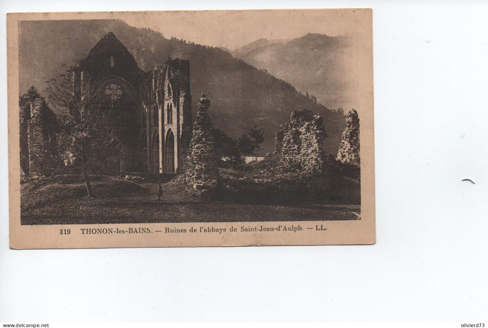 Cpa - 74 - Thonon Les Bains - Ruines De L'Abbaye -  A VOIR - Thonon-les-Bains