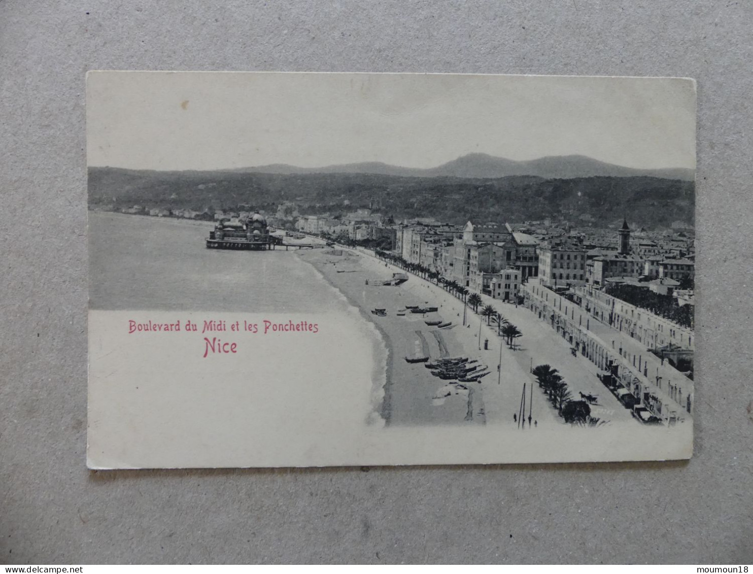 Boulevard Du Midi Et Les Ponchettes  Nice - Cartas Panorámicas