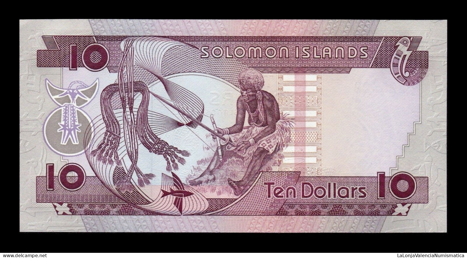 Islas Salomón Solomon 10 Dollars 2009 Pick 27c Serie C/5 Sc Unc - Isla Salomon