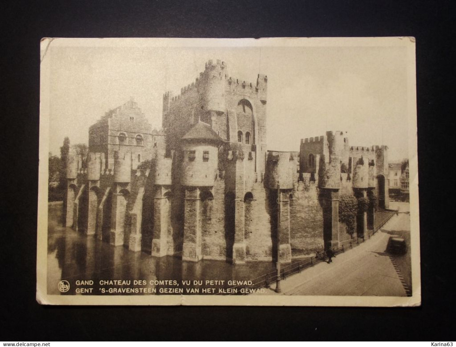 België - Belgique - CPA  - Gand - Gent - Chateau Des Comtes , Vue Du Petit Gewad - S Gravensteen Klein Gewad - Used 1939 - Gent