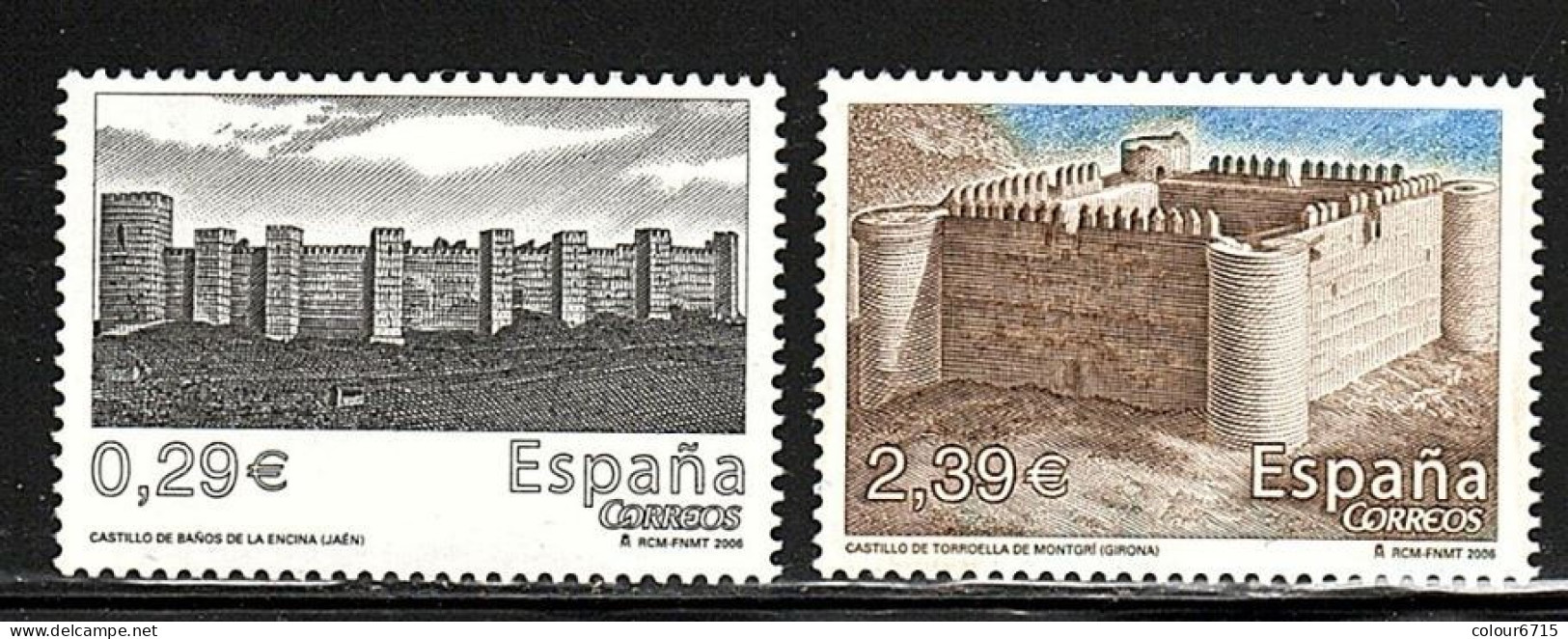Spain 2006 Castles Stamps 2v MNH - Unused Stamps