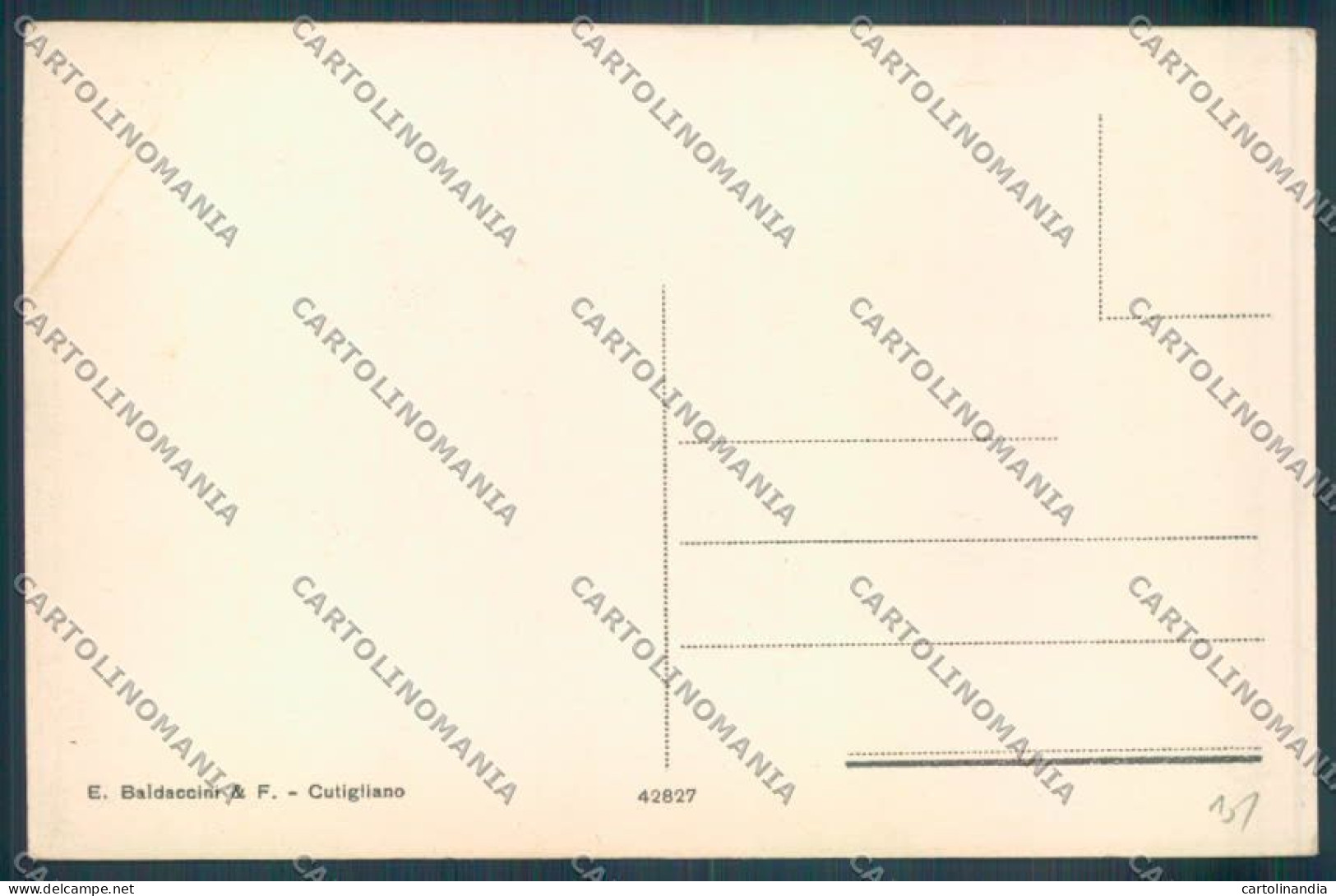 Pistoia Cutigliano Cartolina ZB4560 - Pistoia