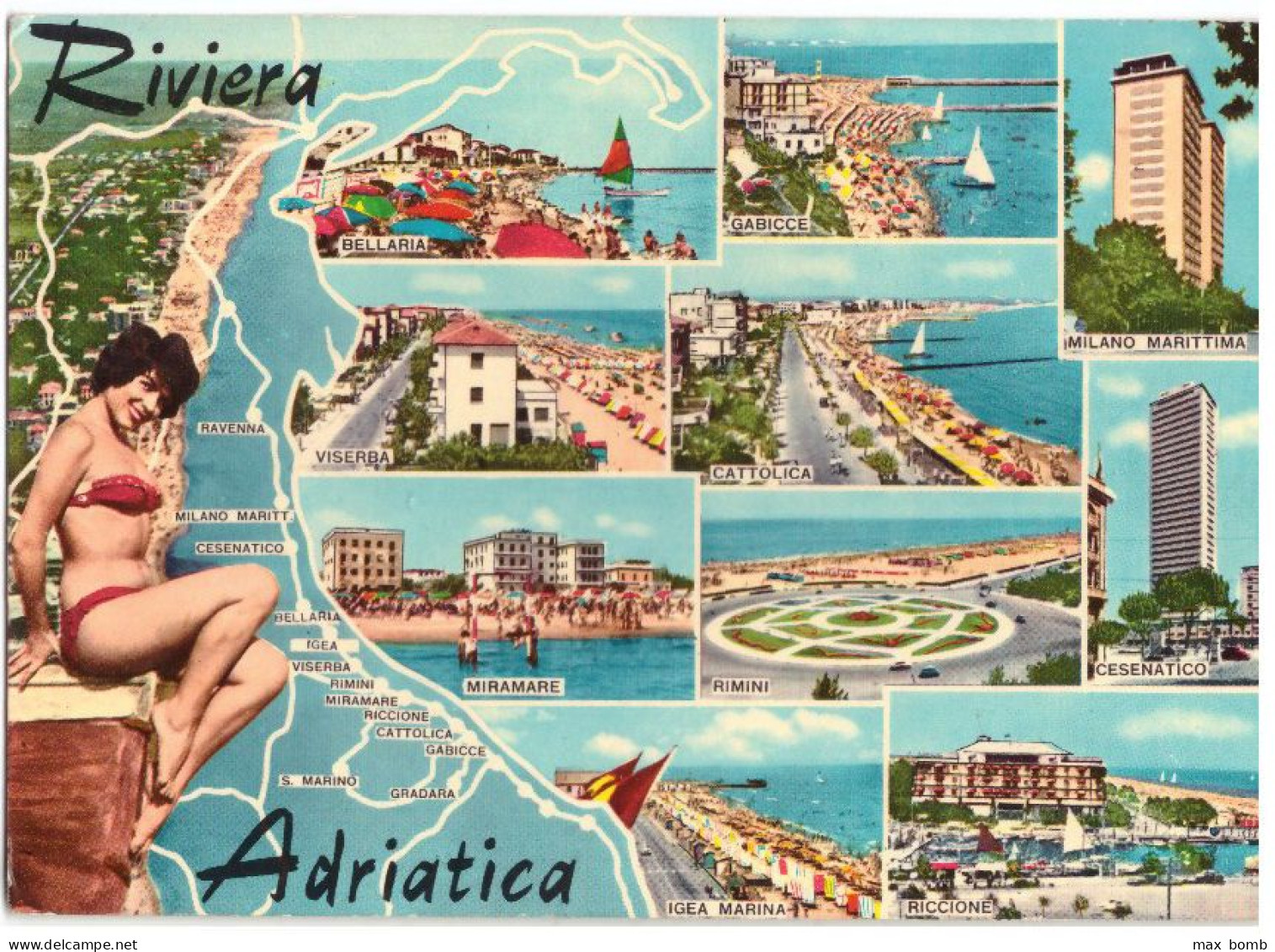 1966 RIVIERA ADRIATICA     PIN UP - Autres & Non Classés