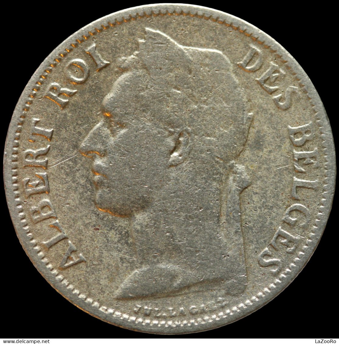 LaZooRo: Belgian Congo 50 Centimes 1925 VF - 1910-1934: Alberto I