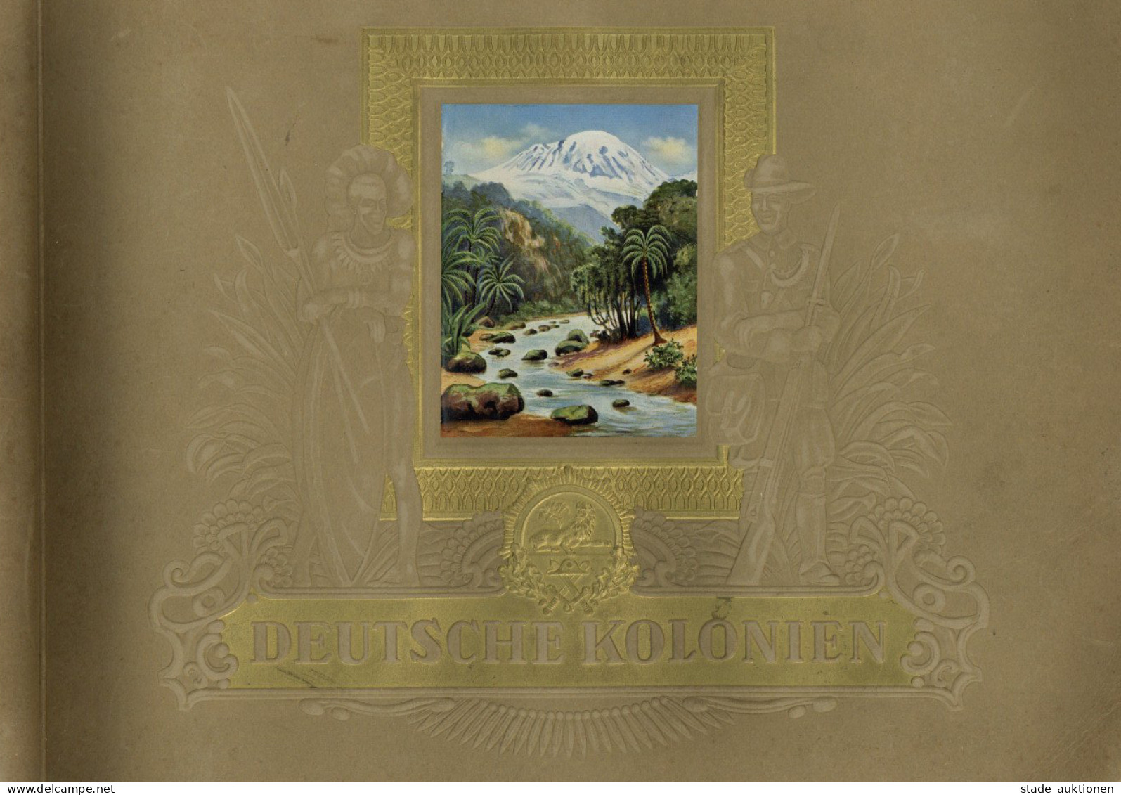 Sammelbild-Album Deutsche Kolonien Hrsg. Vom Cigaretten-Bilderdienst Dresden 1936 Komplett 270 Bilder Auf 72 S. II (leic - War 1939-45