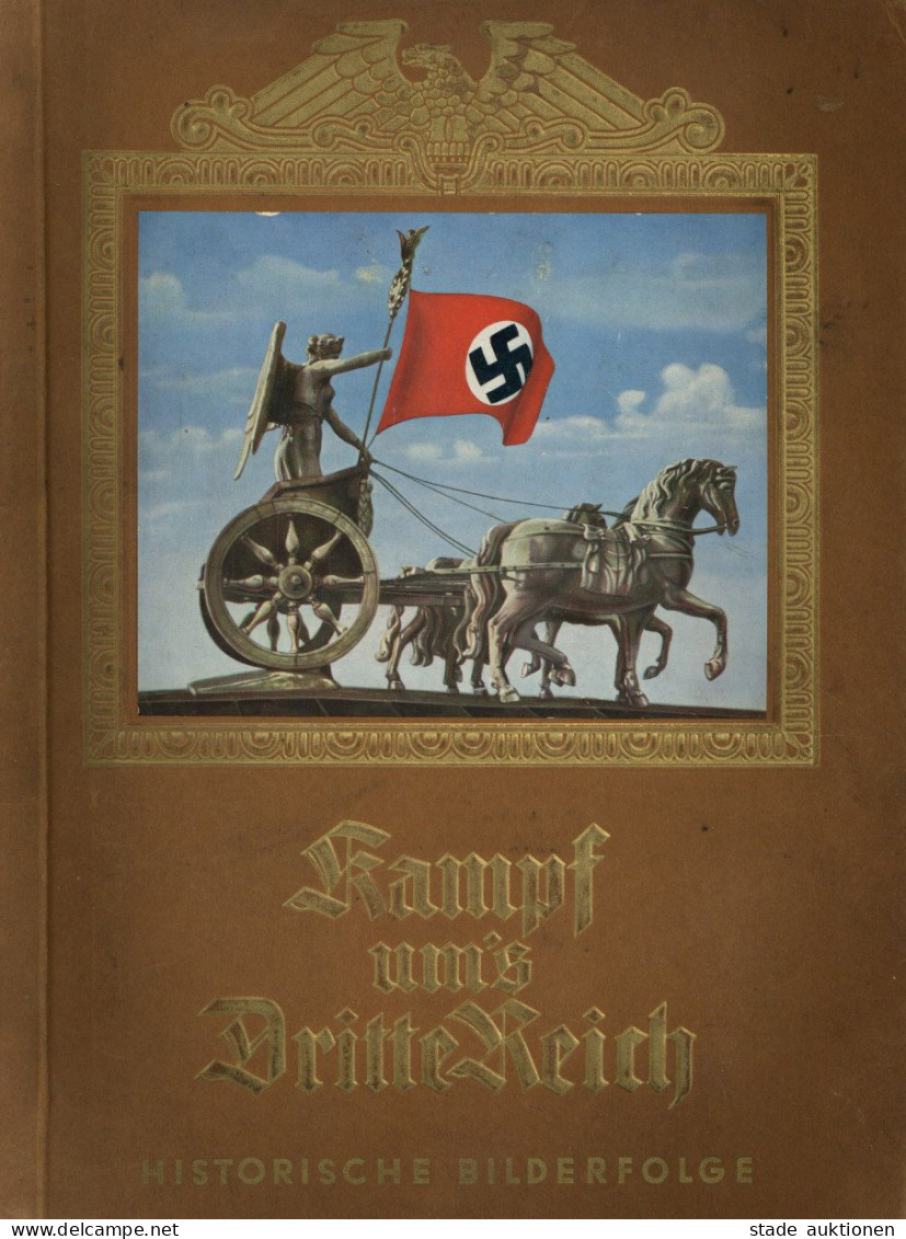 Sammelbild-Album Kampf Ums Dritte Reich Hrsg. Cigaretten-Bilderdienst Altona-Bahrendfeld 1933 Komplett 92 S. II - War 1939-45