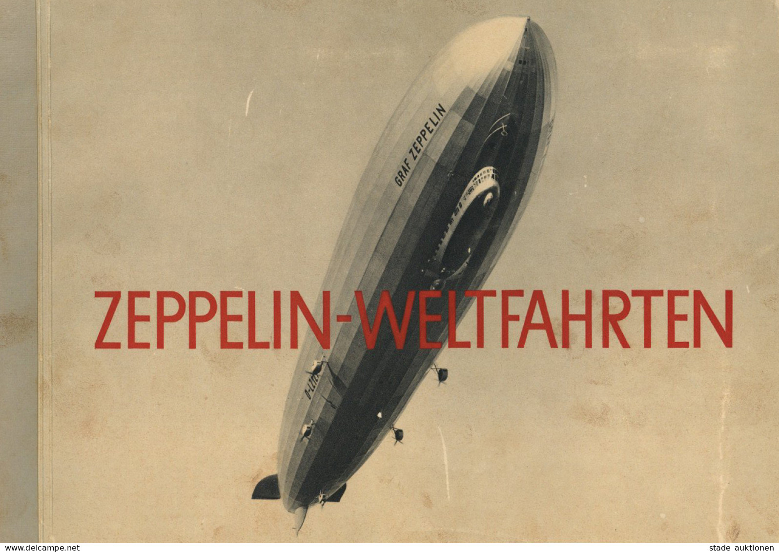 Sammelbild-Album Zeppelin-Weltfahrten, Komplett Mit 264 Echten Bromsilber-Bildern Und Einem Metallfolie-Bild Der Weltflu - War 1939-45