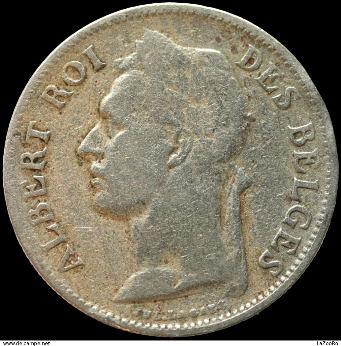 LaZooRo: Belgian Congo 50 Centimes 1922 VF - 1910-1934: Albert I.