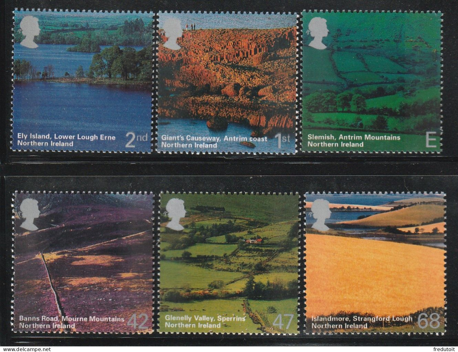 GRANDE BRETAGNE - N°2533/8 ** (2004) Paysages D'Irlande Du Nord - Unused Stamps
