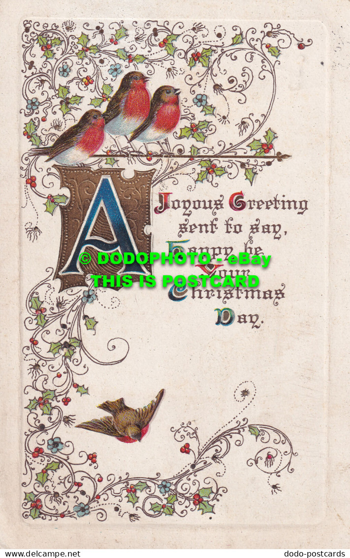 R504105 A Joyous Greeting Sent To Say Happy Be Your Christmas Day B. B. London. - Other & Unclassified