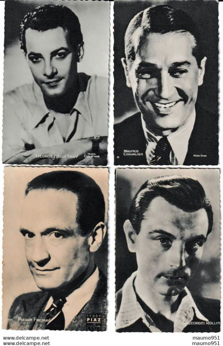 ACTEURS - ACTRICES - Lot De 4 Cartes N° 42 - Artistas