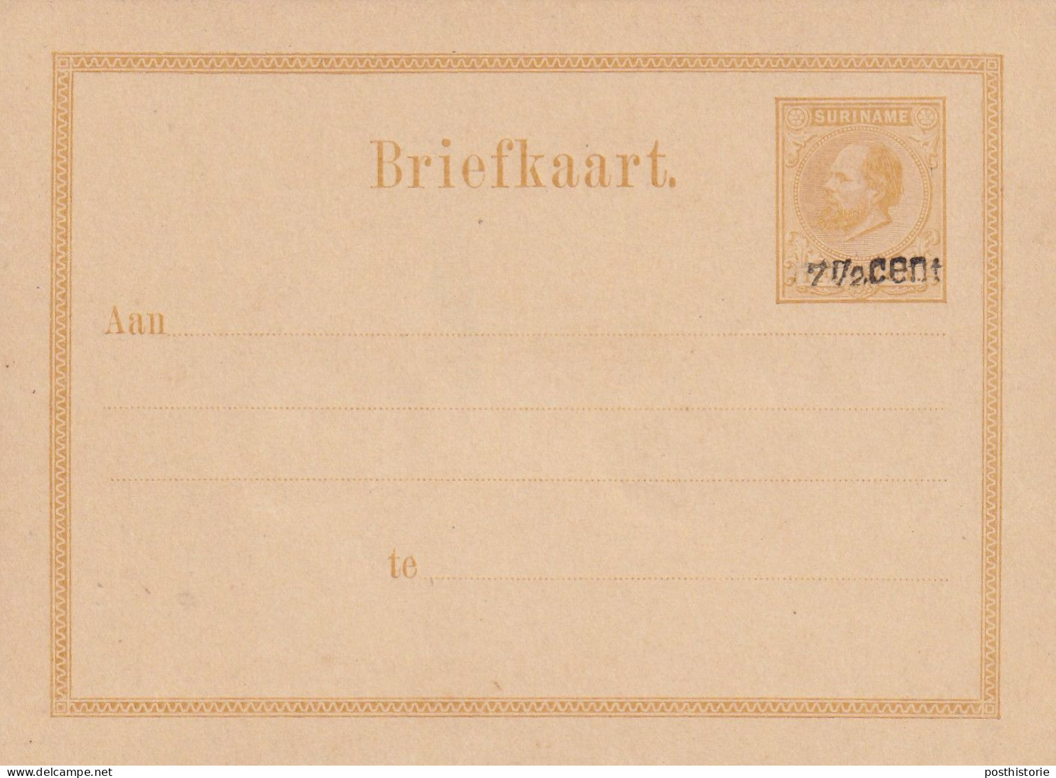 4 Verschillende Ongebruikte Briefkaarten Suriname - Material Postal