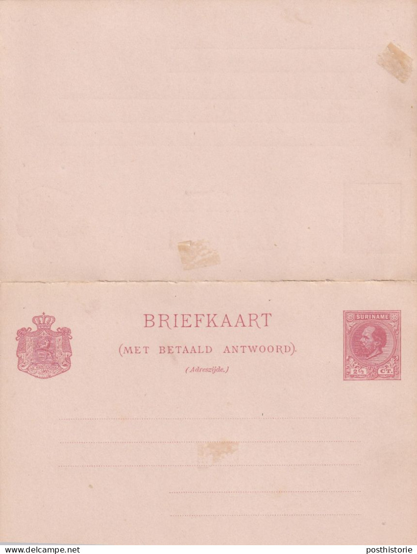 4 Verschillende Ongebruikte Briefkaarten Suriname - Entiers Postaux