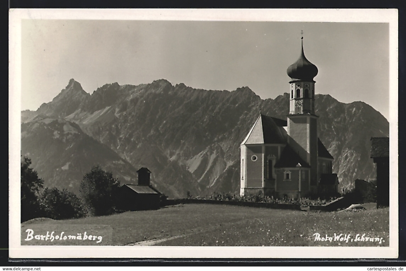 AK Bartholomäberg, Kirche Und Panorama  - Autres & Non Classés