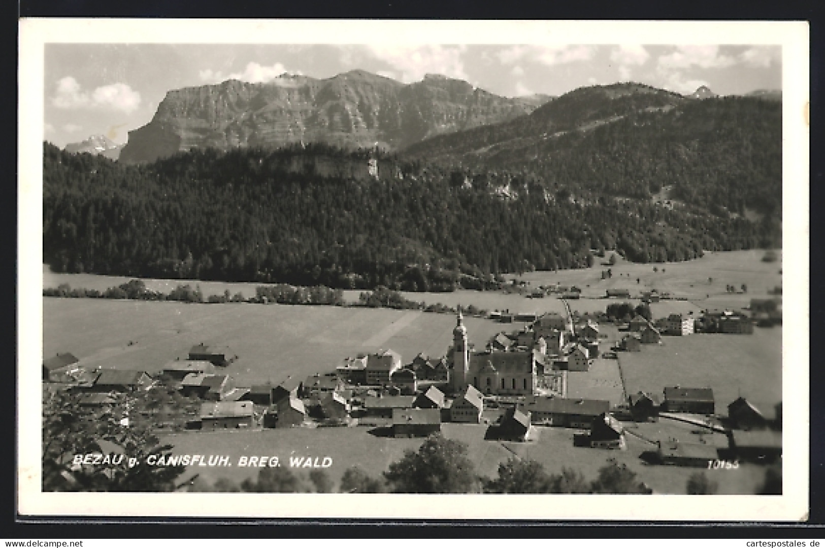 AK Bezau, Panorama Gegen Canisfluh  - Autres & Non Classés