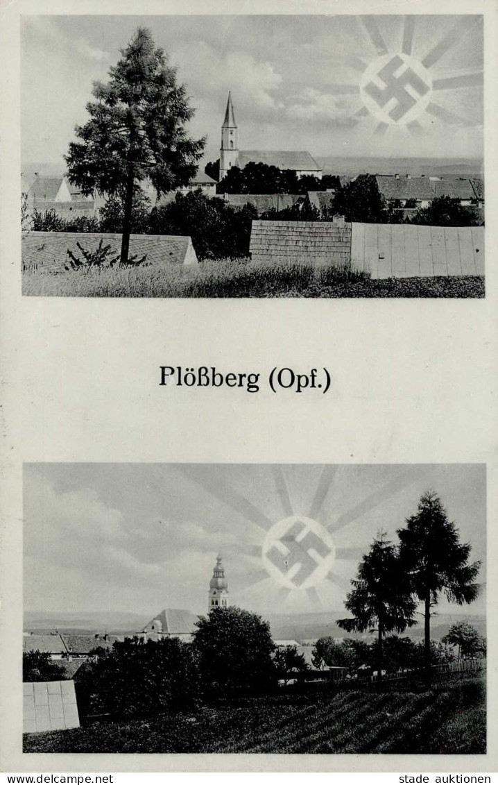 WK II Aufgehende Sonne Plößberg I-II - Weltkrieg 1939-45