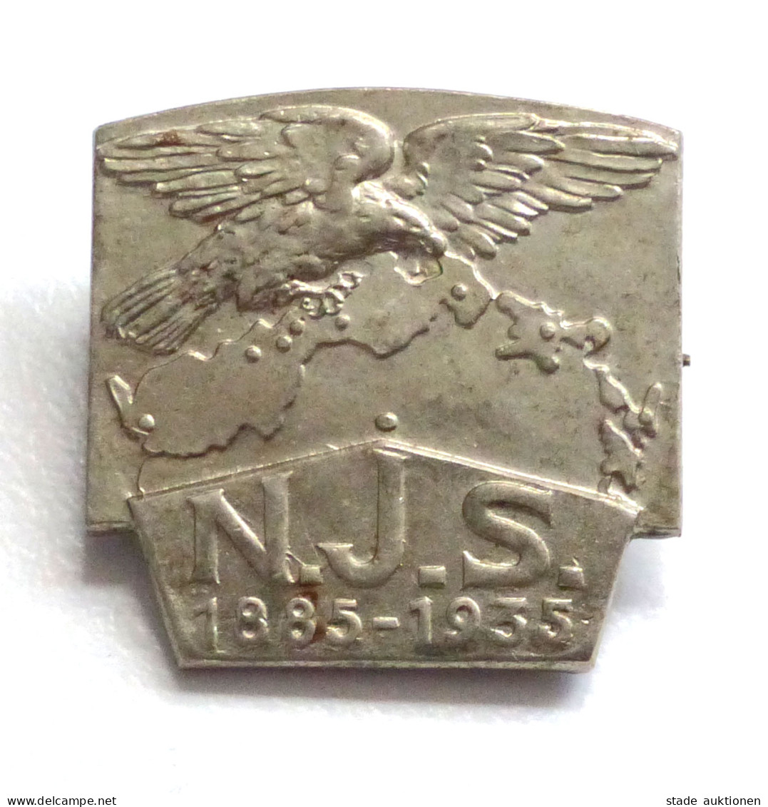 WK II Orden Abzeichen NJS Nationale Einheit Nordböhmens 1885-1935 Ca. 25mm - War 1939-45