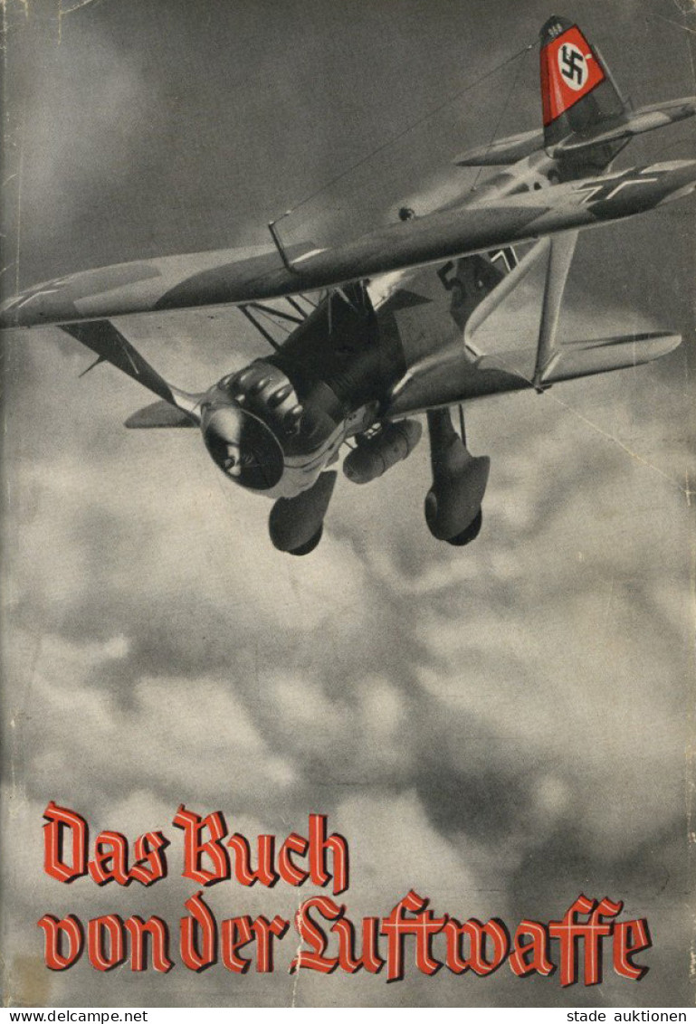 Buch WK II Das Buch Von Der Luftwaffe Hrsg. Von Dr. Eichelbaum Verlagshaus Bong U. Co. Berlin 268 S. Mit 185 Photos Und  - Guerre 1939-45