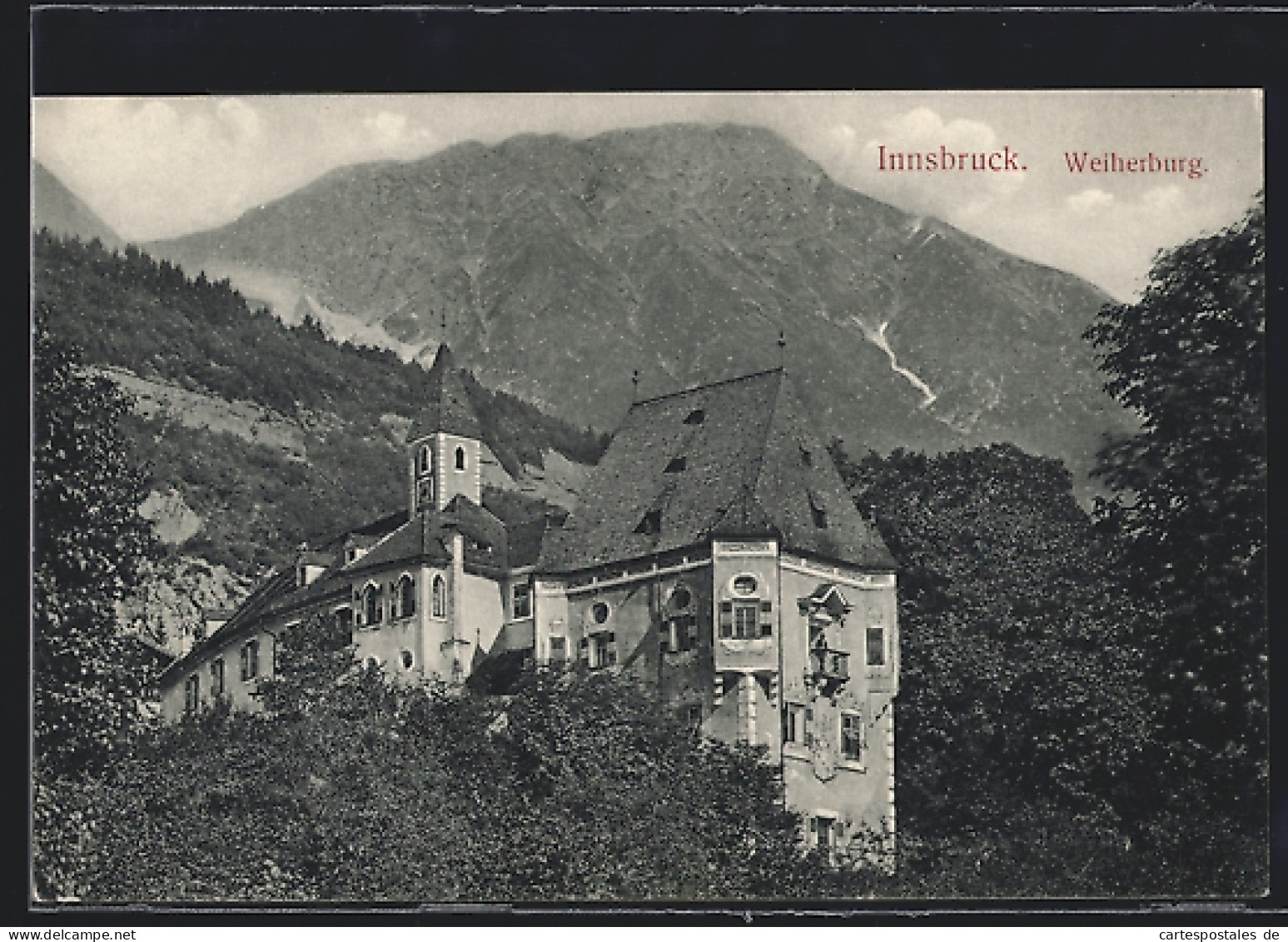 AK Innsbruck, Blick Auf Die Weiherburg  - Autres & Non Classés